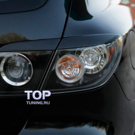 Реснички на заднюю оптику MS на Mazda 3 BK