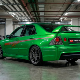 Задний бампер STF на Toyota Altezza is200