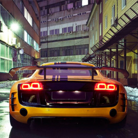 Аэродинамический обвес GT на Audi R8