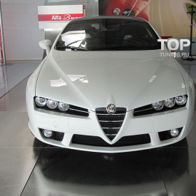 Передний бампер штатный на Alfa Romeo Brera