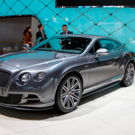 Штатный капот на Bentley Continental GT 1