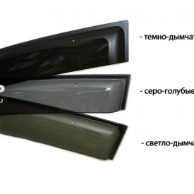 Дефлекторы окон оригинальные тонированные на Nissan X-Trail T31