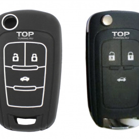 Силиконовый чехол для ключей на Chevrolet