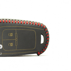 Кожаный чехол для ключей 2 кнопки на Chevrolet