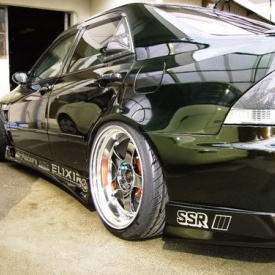 Задняя юбка Elixir на Toyota Altezza is200