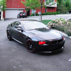 Передние крылья M6 на BMW 6 E63