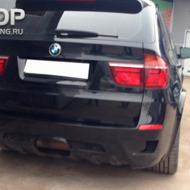 Задний бампер Exclusive на BMW X5 E70