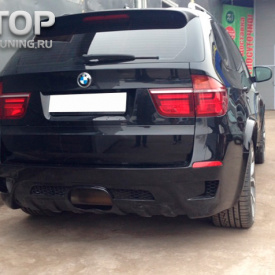 Задний бампер Exclusive на BMW X5 E70