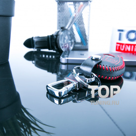 Кожаный чехол для ключей 3 кнопки на Mercedes