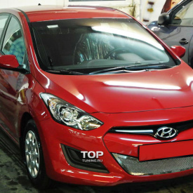Решетка в бампер Tuning на Hyundai i30