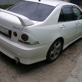 Задняя юбка TRD на Toyota Altezza is200