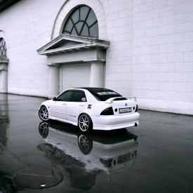 Задняя юбка TRD на Toyota Altezza is200