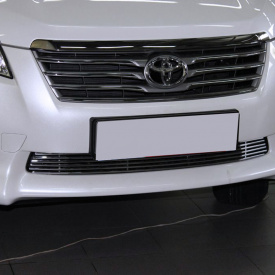 Решетка в бампер на Toyota RAV4 3
