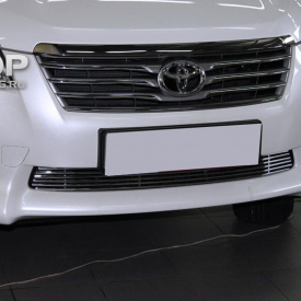 Решетка в бампер на Toyota RAV4 3