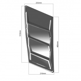 Универсальные воздухозаборники GT в капот – 2 шт.