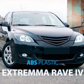 Решетка радиатора Extremma Rave 4 на Mazda 3 BK