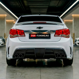 Задний бампер Ride interceptor на Chevrolet Cruze 2