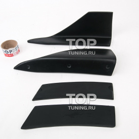 Накладки на задний бампер Ride interceptor на Chevrolet Cruze 2