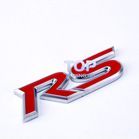 bages emblem RS 3D chevrolet tuning sticker 06