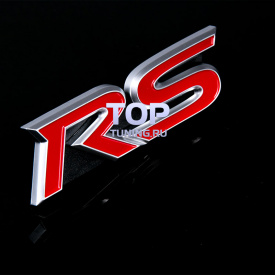 bages emblem RS 3D chevrolet tuning radiator grill 03