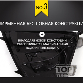 Ходовые огни EPISTAR Restyling Black Velvet на Mazda CX-5 1 поколение