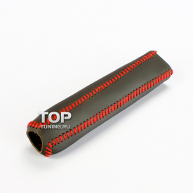 Кожаные оплетки руля, кпп, ручника на Toyota RAV4 3