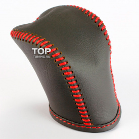 Кожаные оплетки руля, кпп, ручника на Toyota RAV4 3