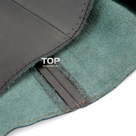 Кожаные оплетки руля, кпп, ручника на Toyota RAV4 3