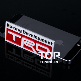 TRD alum sticker badge emblem tuning toyota 02