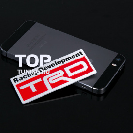 TRD alum sticker badge emblem tuning toyota 05