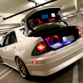 Задняя юбка WALD на Toyota Altezza is200