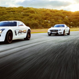 Шильдики AMG Driving Academy Black 63x18 Pair на Mercedes