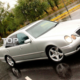 Пороги AMG E55 на Mercedes E-Class W210