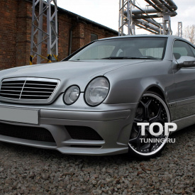 Передний бампер Prior Design на Mercedes CLK-Class W208