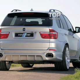 Задний бампер HRT на BMW X5 E70