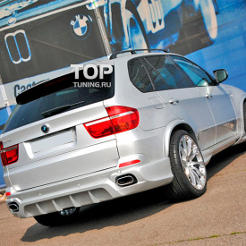 Задний бампер HRT на BMW X5 E70