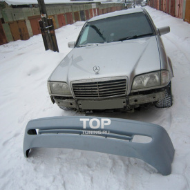 Передний бампер AMG F43 на Mercedes C-Class W202