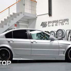 Комплект порогов Prior Design Exclusive на BMW 3 E46