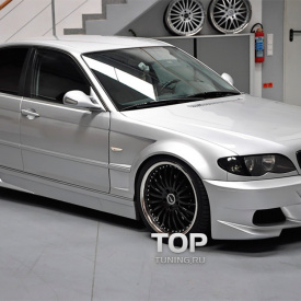Комплект порогов Prior Design Exclusive на BMW 3 E46