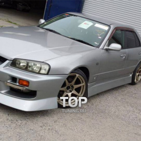 Комплект порогов Uras на Nissan Skyline R34