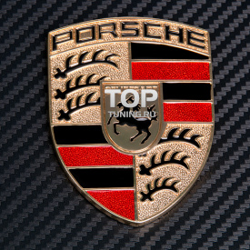 Эмблема 58х77 на Porsche