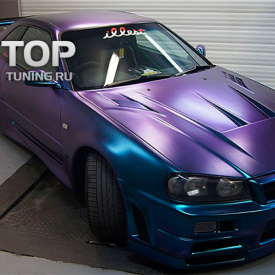 Капот L-Style на Nissan Skyline R34