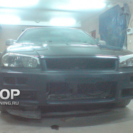 Капот L-Style на Nissan Skyline R34