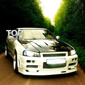 Капот L-Style на Nissan Skyline R34
