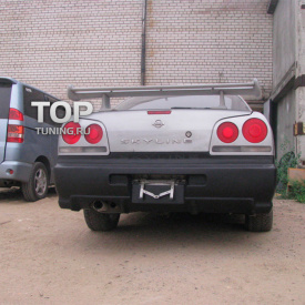 Задний бампер GTR Japan на Nissan Skyline R34