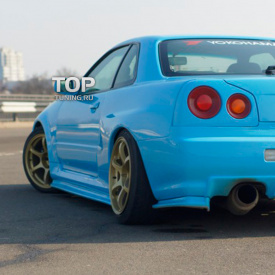 Накладки на задний бампер NISMO (Coupe) на Nissan Skyline R34