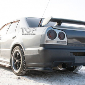 Накладки на задний бампер NISMO (Sedan) на Nissan Skyline R34