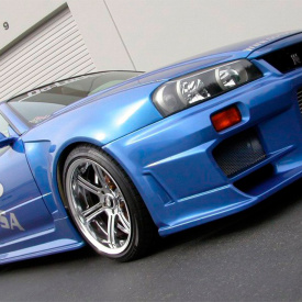 Аэродинамический обвес Do-Luck на Nissan Skyline R34