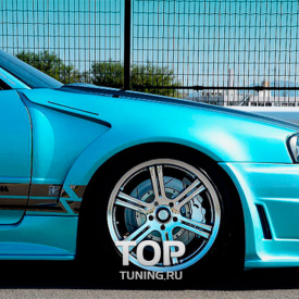 Передний бампер Do-Luck на Nissan Skyline R34