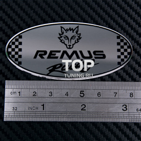 remus tuning emblem badges oval
